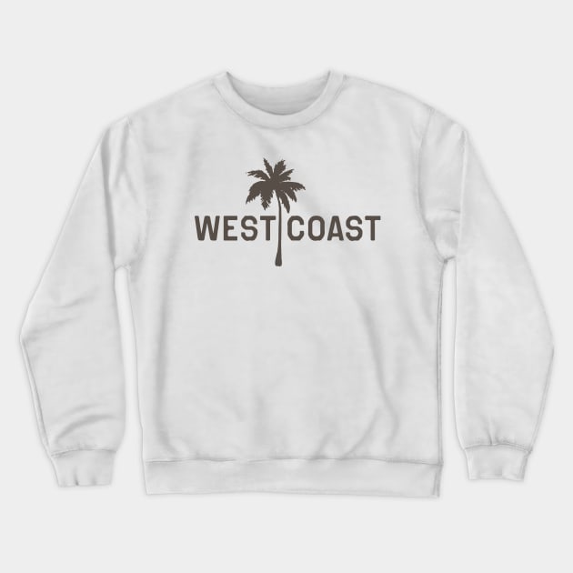 West Coast California Beach Crewneck Sweatshirt by JoePhrank